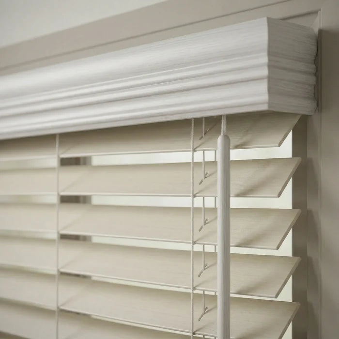 2" Premier Cordless Faux Wood Blinds