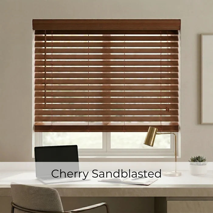 2" Premier Cordless Faux Wood Blinds
