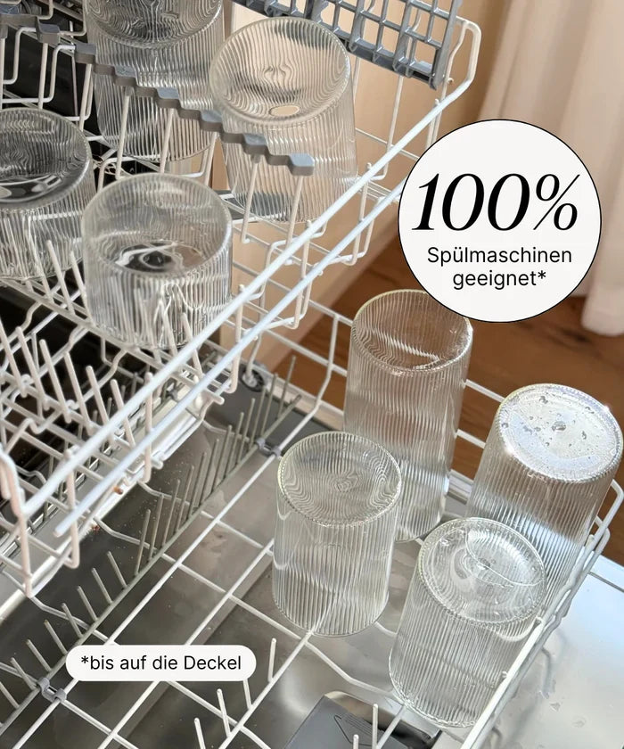 ZH Acacia Voorraadpot Stripe | 2 stuks | 1500 ml