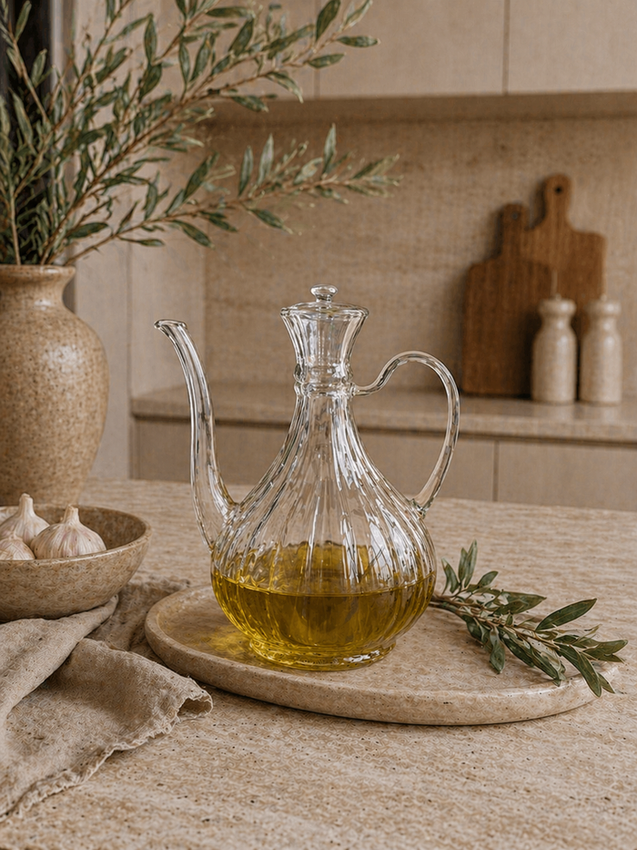 BVR Aesthetic Glazen Kan / Oliefles 750 ML