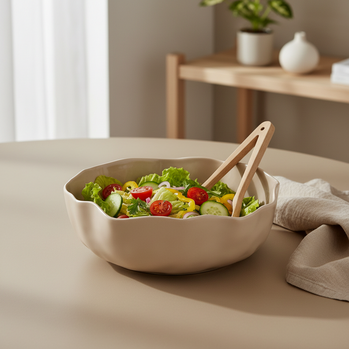 BRICARD PORCELAIN ANGLES SALADEKOM | TAUPE