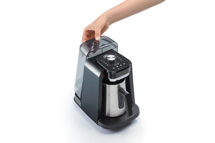 ARZUM Arzum OKKA Rich Spin Pro Turkse koffiemachine met waterreservoir chroomkleur