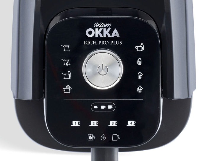 ARZUM Arzum OKKA Rich Spin Pro Turkse koffiemachine met waterreservoir chroomkleur