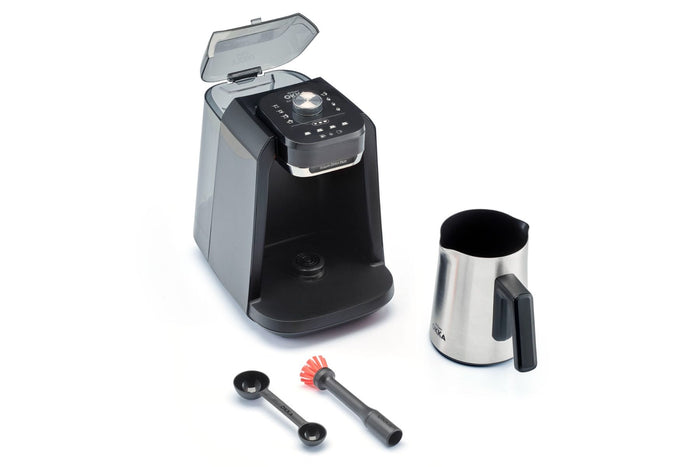ARZUM Arzum OKKA Rich Spin Pro Turkse koffiemachine met waterreservoir chroomkleur