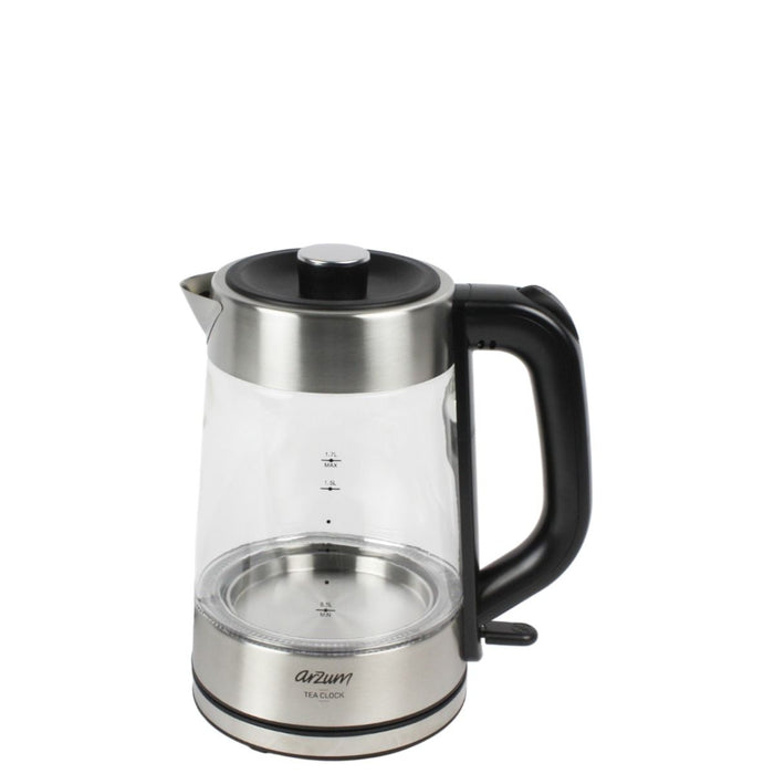 ARZUM ARZUM TEA CLOCK GLAZEN ELEKTRISCHE THEEPOT - Waterkoker en Theepot in 1