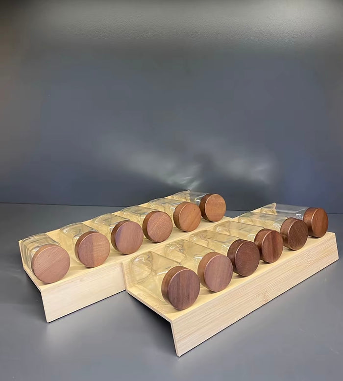 Bavary Bamboe kruidenrek voor lade | 2 stuks | 12 potjes