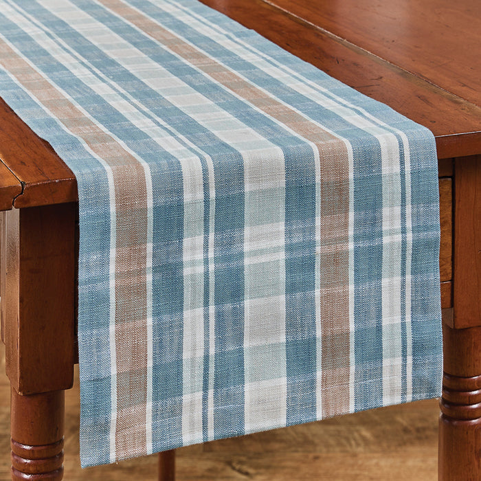 Beachside Plaid 54" Table Runner