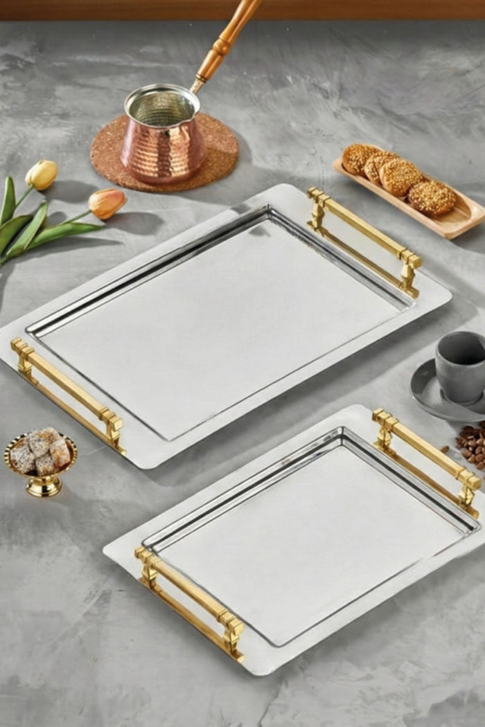 polochef Beren Gold Dienblad set | 2 Delig