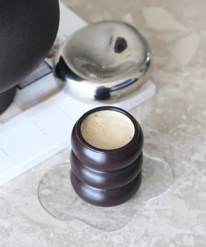 ZH Bobble keramieken Mok Matt Mocha | 2 Delig