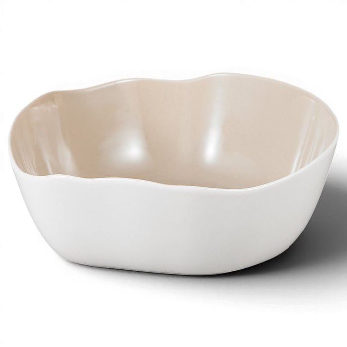 BRICARD PORCELAIN BONNES SALADEKOM | WIT-TAUPE