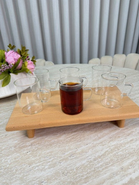 MLX Borosilicaat Theeglas 6 Delig | 260 ML