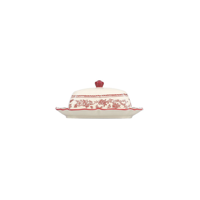 S|P Collection Boterpot 20x14,5xH8,5cm burgundy Cyril