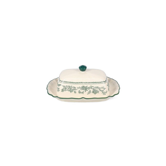 S|P Collection Boterpot 20x14,5xH8,5cm green Cyril