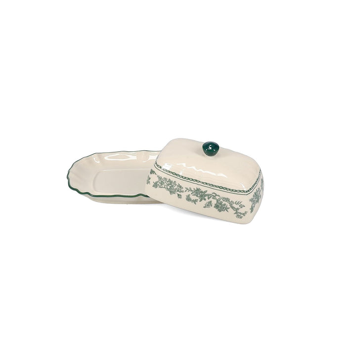 S|P Collection Boterpot 20x14,5xH8,5cm green Cyril