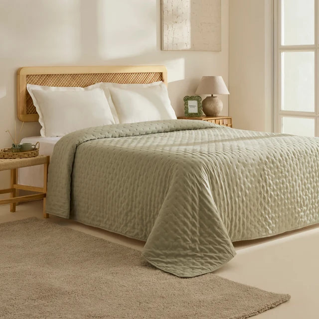 Breezy Bedsprei Green– 230 x 240 cm