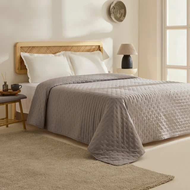 Breezy Bedsprei Grijs – 230 x 240 cm