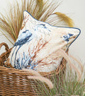 Castaway Island Heron Throw Pillow