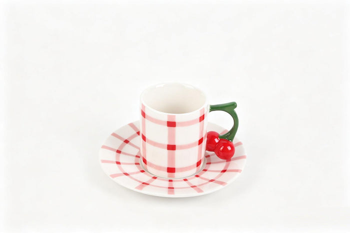 BVR Cherry Espressoset 12 Delig | 6 Persoons