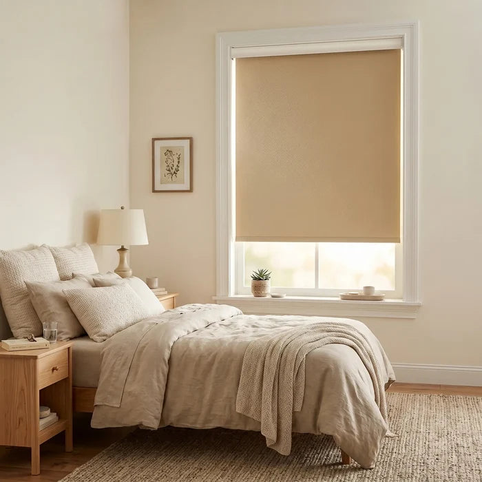 Classic Blackout Vinyl Roller Shades