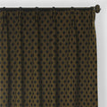 Custom Andrea Luxe Geometric Jacquard Room Darkening Curtains / Drapes | MIFU Decor