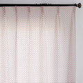 Custom Bella Geometric Embroidered Simulated Silk Curtains / Drapes | MIFU Decor