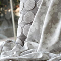 Custom Dawn Floral Jacquard Room Darkening Curtains / Drapes | MIFU Decor