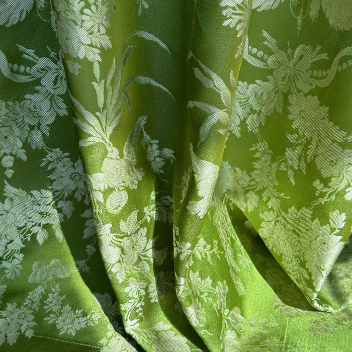 Custom Eden Botanical Green Room Darkening Curtains / Drapes | MIFU Decor