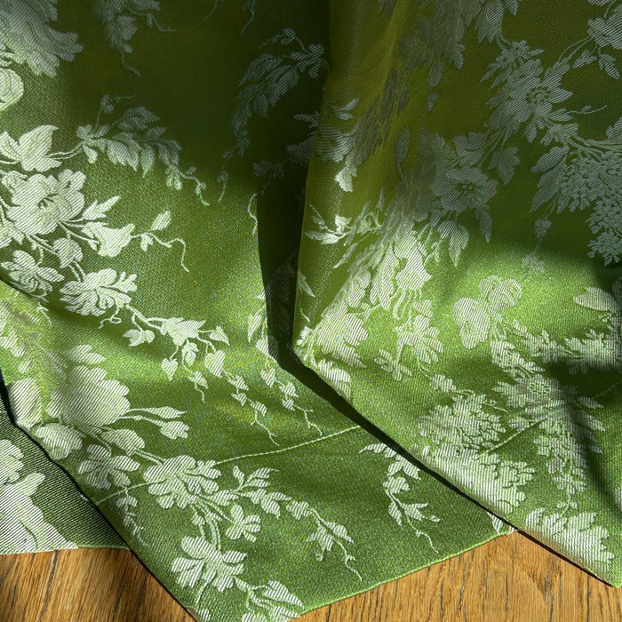 Custom Eden Botanical Green Room Darkening Curtains / Drapes | MIFU Decor