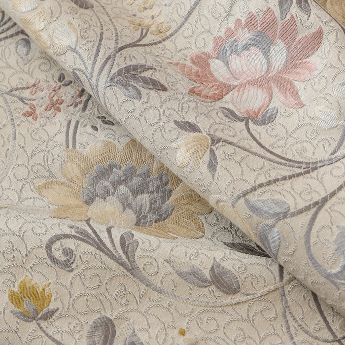 Custom Elysian Garden Floral Room Darkening Curtains / Drapes | MIFU Decor