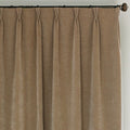 Custom Heavyweight Beige Chenille Curtains / Drapes | MIFU Decor