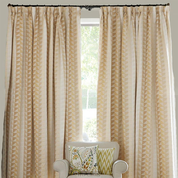 Custom Innocence Double-Sided Jacquard Curtains / Drapes | MIFU Decor
