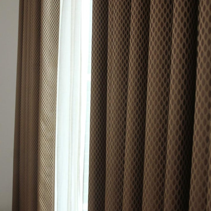 Custom Jazz Designers’ Select Double-Sided Jacquard Room Darkening Curtains / Drapes | MIFU Decor