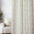 Custom Little Prince Moon & Star Embroidered Cotton-Linen Curtains / Drapes | MIFU Decor