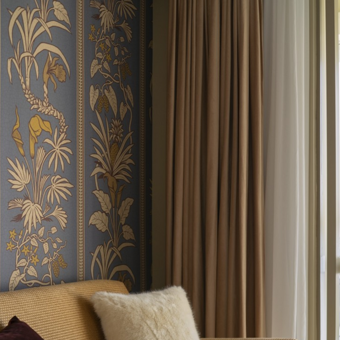 Custom Margaret Velvet Room Darkening Curtains / Drapes | MIFU Decor