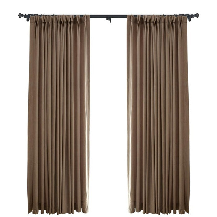 Custom Margaret Velvet Room Darkening Curtains / Drapes | MIFU Decor