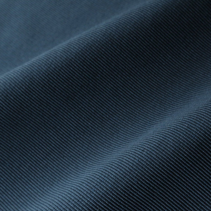 Custom Marine Navy Blue Solid Yarn-dyed Textured Room Darkening Curtains / Drapes | MIFU Decor