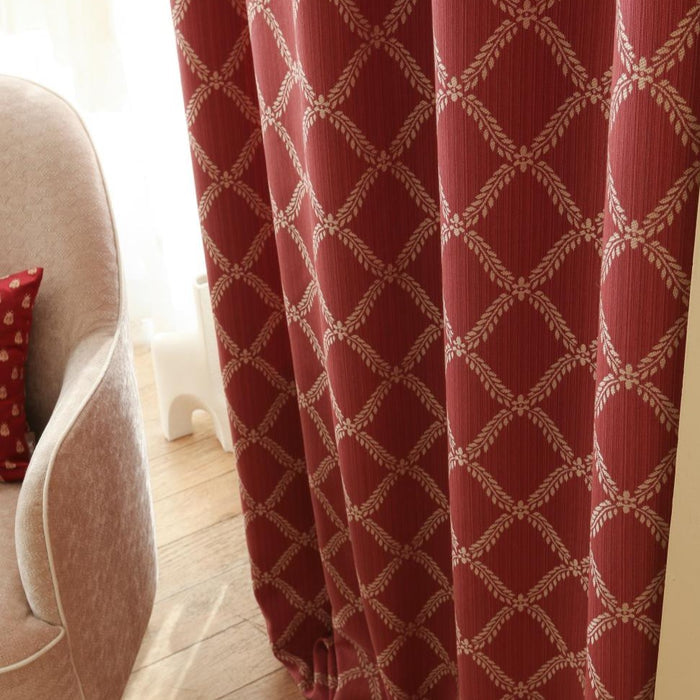 Custom Peace Double-Sided Jacquard Room Darkening Curtains / Drapes | MIFU Decor