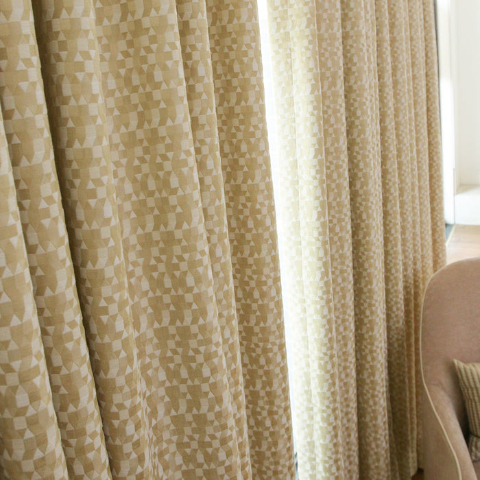 Custom Prism Yarn-Dyed Room Darkening Curtains / Drapes | MIFU Decor