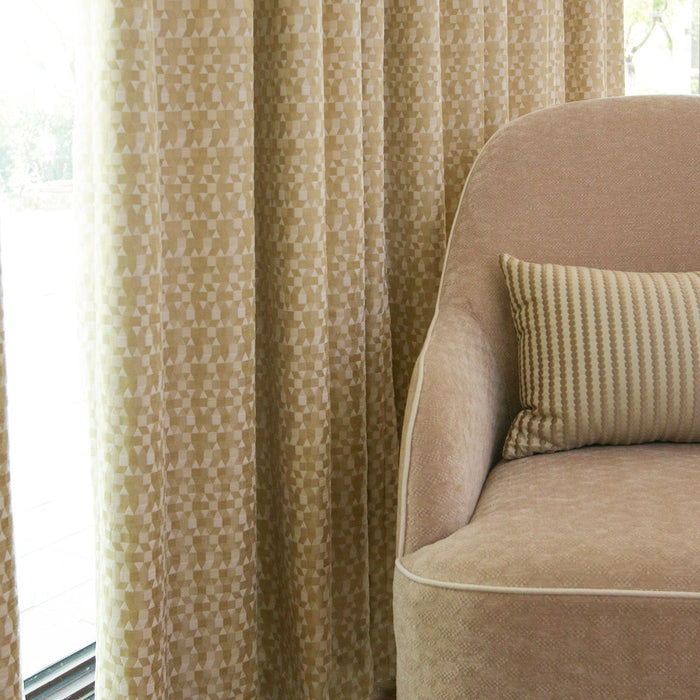 Custom Prism Yarn-Dyed Room Darkening Curtains / Drapes | MIFU Decor