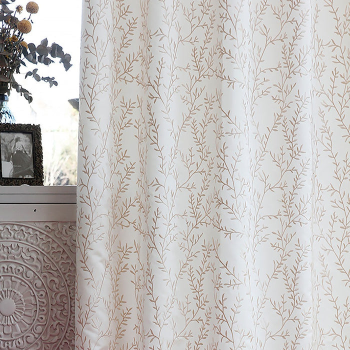 Custom Rosalind Luxurious Silky Chinoiserie Embroidered Curtains / Drapes | MIFU Decor