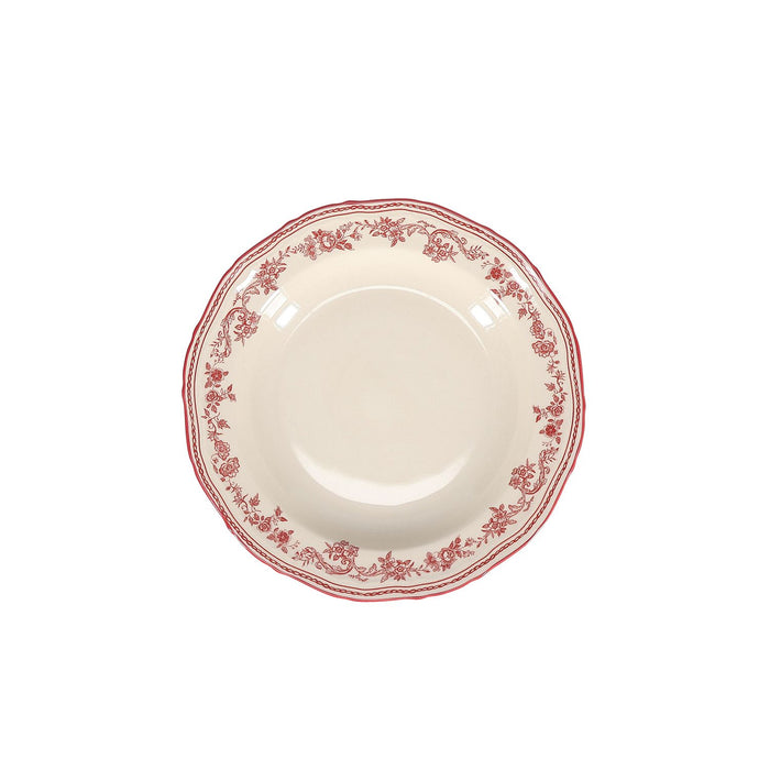 S|P Collection Diep bord 23/17xH4cm burgundy Cyril