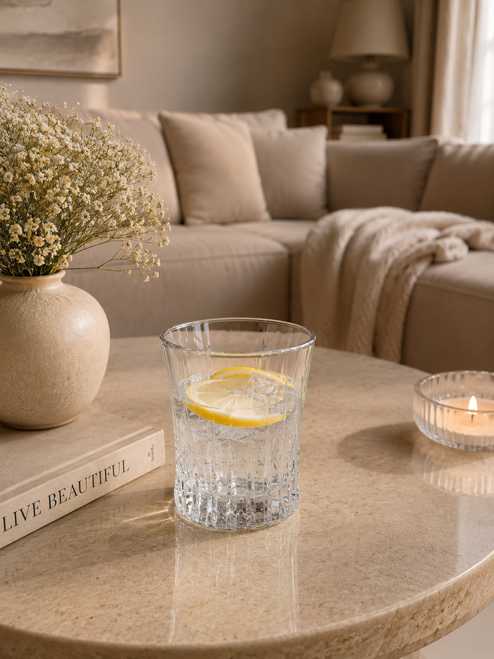 LimanOnline.com - Liman Home Decor Exclusief Isik Transparant Drinkglas | 6 Delig