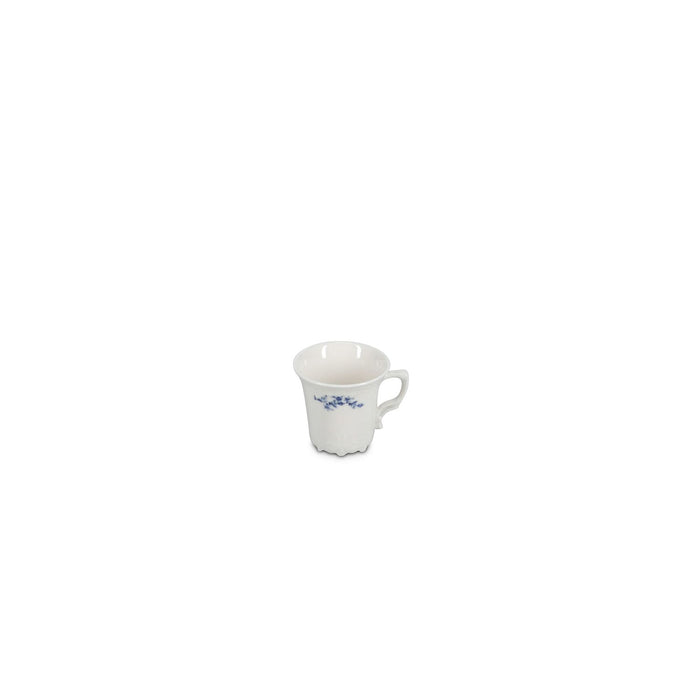 Flower Retro Blue Espresso- / mokkaset 12-Delig | 6-Persoons
