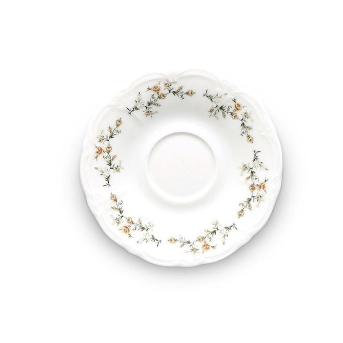 BonBistro Flower Retro Brown Cappuccino/Nescafeset 12-Delig | 6-Persoons
