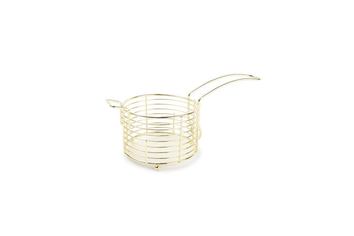 Liman Home Decor - Liman Online Frietenmand 11xH7cm goud Wire Ware