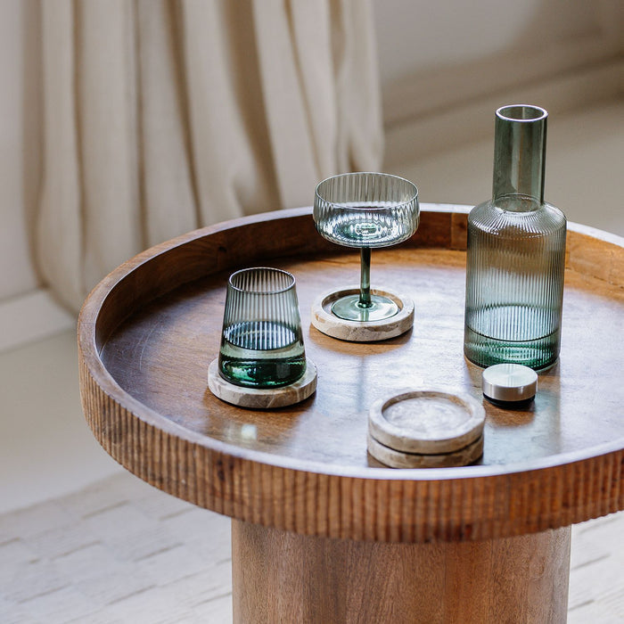 S|P Collection Glas 30cl donkergroen Ray - set/4