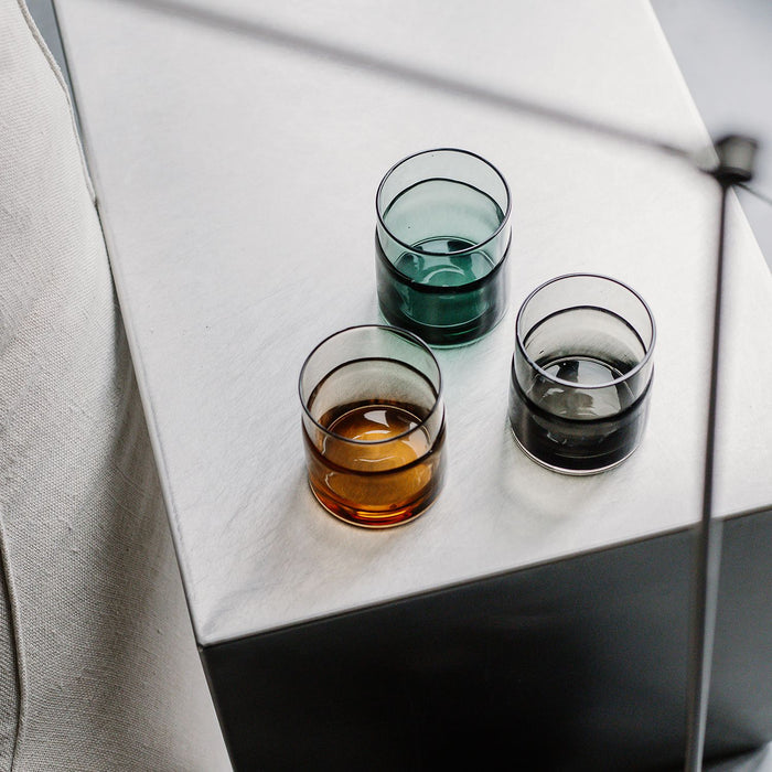 S|P Collection Glas 31,5cl groen Mono - set/2