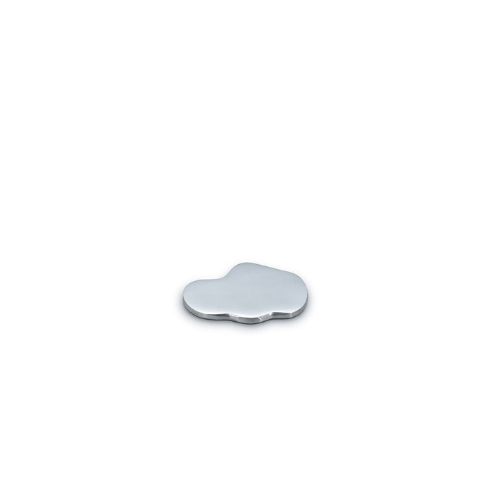 S|P Collection GLASONDERZETTER ORGANISCH ZILVER CHARM - SET/4
