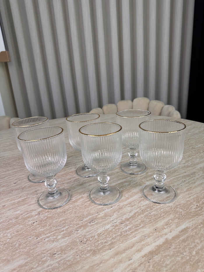 Bavary Golden Line Wijnglas 300 ML | 6 Delig