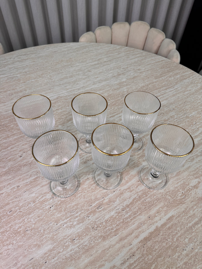 Bavary Golden Line Wijnglas 300 ML | 6 Delig